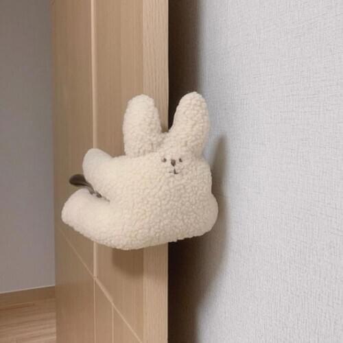 Cartoon Thick Plush Rabbit Bear Baby Door Stopper Safety Guard Finger Protect Toy For Baby Child Hand Finger Protector