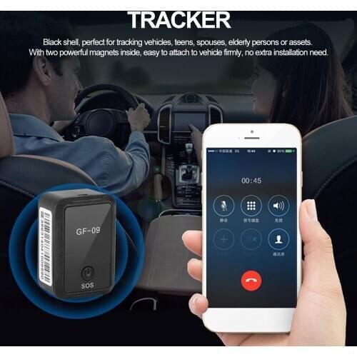 New GF-09 Mini GPS Real Time Tracker Car Pet Anti-theft Locator Tracking Device Real-time Vehicle Locator