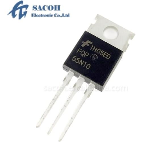 New Original 10PCS/Lot FQP55N10 or FQP55N06 or FQP44N10 FQP44N10F or FQP44N08 or FQP33N10 FQP33N25 TO-220 55A 100V MOSFET