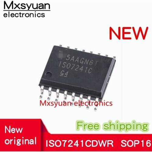 10PCS~100PCS ISO7241C ISO7241CDWR IS07241C ISO7241 ISO7241CDW SOP16 New original digital isolator chip