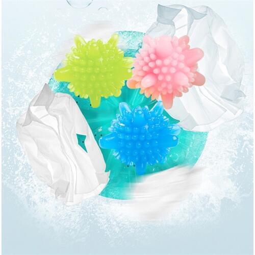 Dryer Balls Reusable Clean Tools Laundry Washing Drying Fabric Softener Ball Dry Laundry Products Accessories PVC Washing Ball