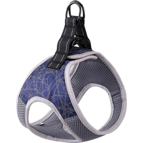 Pet Supplies Vest-style Pet Chest-back Reflective Leash Dog Leash Teddy Small Dog Special Convenient Socket Strong Durable