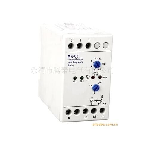 Three-phase phase sequence protection relay MK-01 MK-01P MK-05 MK-03 MK-06 MK-06P