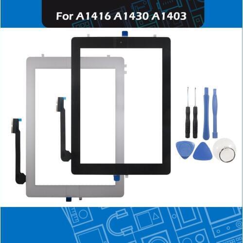 High Quality Black White A1416 A1430 A1403 Touch Panel For iPad 3 Digitizer Front Glass Panel Display Screen with Home button