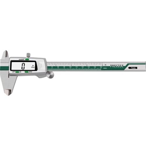 Stainless Steel High Accuracy Electronic LCD Digital Display Slide Caliper Vernier Ruler with Measuring Range of 0-150mm
