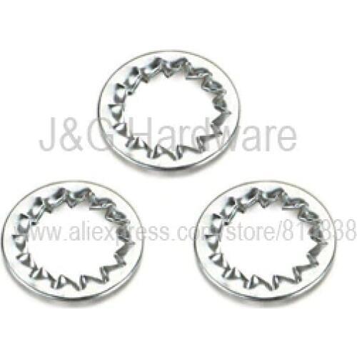 Wkooa M10 Serrated lock washers internal teeth 1000 pieces
