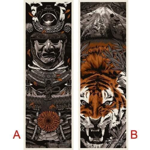 Japan style Animal Full Diamond Mosaic Embroidery 5d Diamond Painting Cross Stitch Diy Diamond Painting Tiger Samurai Needlework