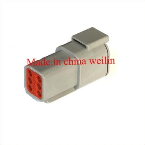 Free shipping DTM04-6P new energy automobile male connector 6P female connector DTM04-3P DTM06-2S DTM06-6S DTM06-8S