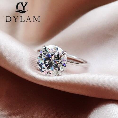 Luxury Diamond Zircon Wedding Band Women Solid Silver 925 Ring Jewelry Wedding Gift anillos anillos mujer