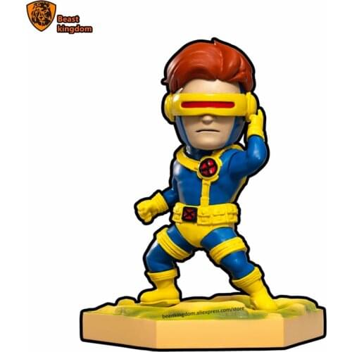 Beast kingdom Marvel X-men Cyclops mini egg Attack Series garage Garage Kits Model Kits Collecting gift Toy Figures