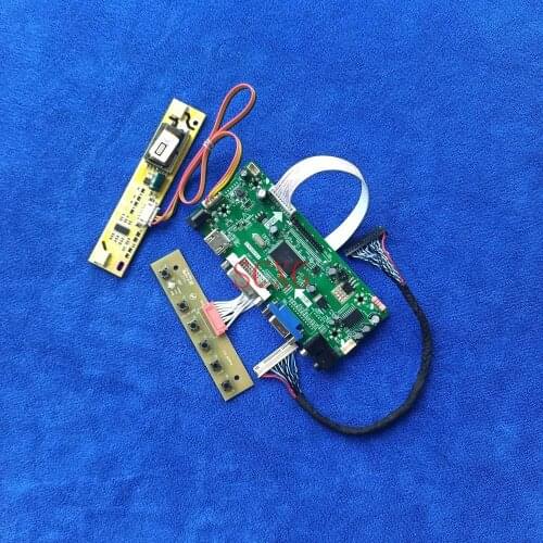 2CCFL M.NT68676 controller board DIY Kit 1920*1080 LCD screen LVDS 30-Pin VGA DVI HDMI-compatible Fit LTN184HT01-A02/F01/S01/T01