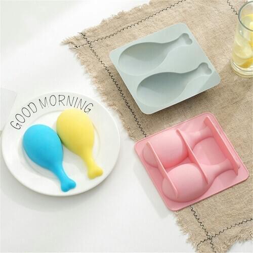 3D Chicken Leg Shape Silicone Chocolate Molds Fondant Cake Decorating Tools For Baking DIY Icing Candy Mold Kitchen Accessories