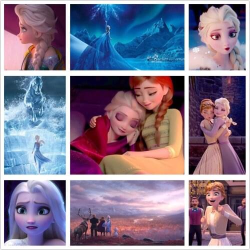 Disney Frozen 5D DIY Diamond Painting Princess Anna Embroidery Full Drill Cross Stitch Kits Mosaic Picture Gift Home Decoration