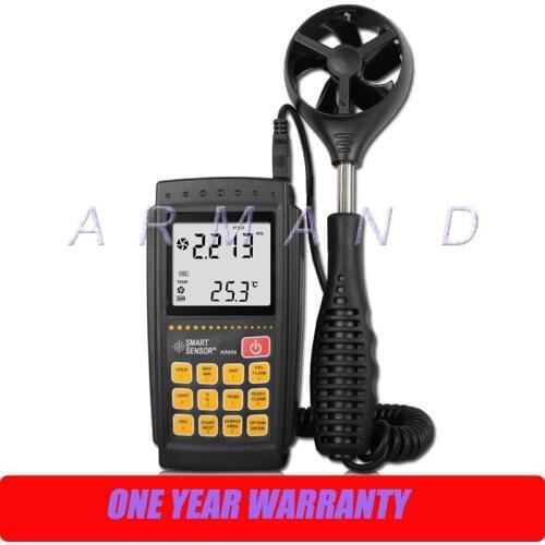 Anemometer AR856 Smart Sensor Air Flow wind speed measurement 0-45m/s weather station