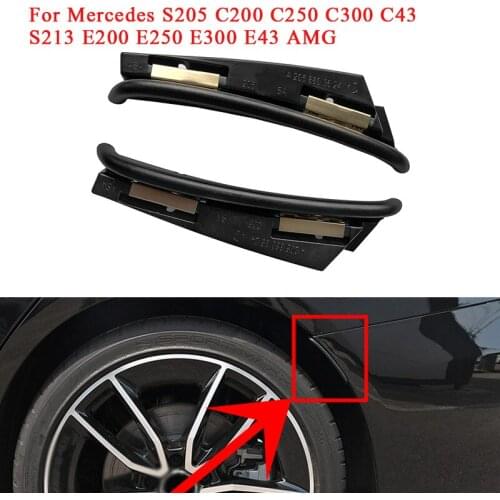Car Bumper Trim Fender Flare Wheel Eyebrow Lip For Mercedes S205 W205 C180 C200 C250 C300 C43 S213 W213 E200 E250 E300 E43 AMG