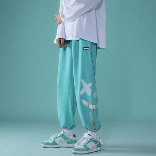 Streetwear Joggers Men Spring Summer Fashion Sweatpants Pants Casual Loose Korean Stylish Trousers Womens Pants Lil Peep