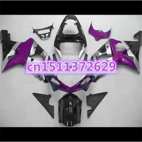 Silver purple black Fairing Kit For A GSX-R1000 GSXR1000 GSX R1000 GSXR 1000 K2 K1 00 01 02 2000 2001 2002 Fairings-Dor