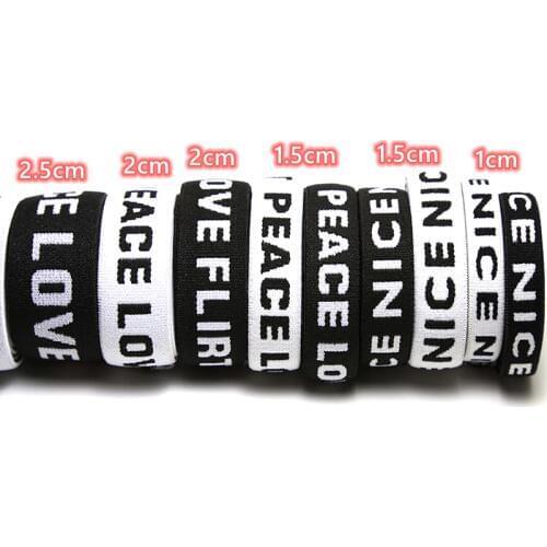 Width 1CM~5CM Jacquard process Elastic Bands Elastic Ribbon Clothing Bags Trousers Elastic Rubber DIY Sewing Accessories rubber