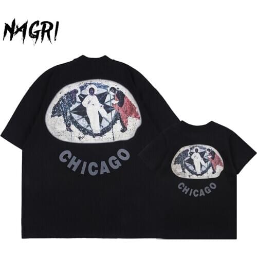NAGRI Family Matching Father Son Tshirt Kanye Jesus Is King Hip Hop Crew Neck Short Sleeve Tee Summer New
