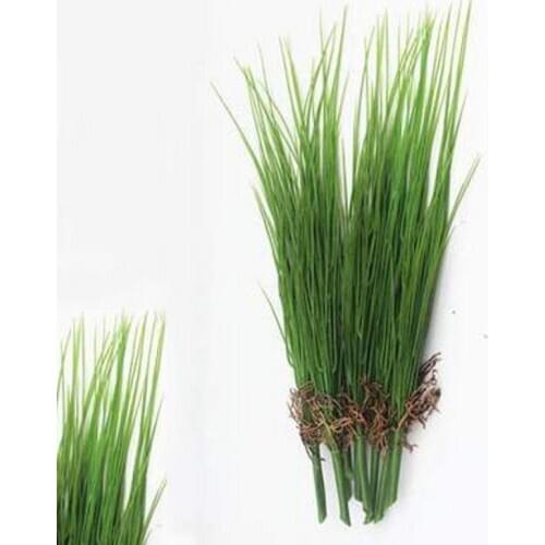 45cm Plastic Fake Plants Artificial Onion Grass Bunch Green Leaves Plant Branch Foliage Wall Material Garden Balcony Home Decor