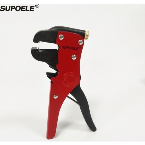 Mini Multifunctional Trumpet Automatic Wire Stripper Adjusting Cable Lead for 0.2-6 Square mm Wire Cutter Handle Tool