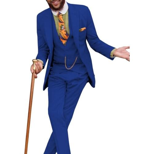 Mens 3 Pieces Host Suits Business Grey Jacket Tuxedos White Blazer For Groom Wedding Prom Evening(Blazer+Vest+Pants)