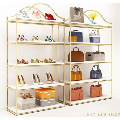 Clothing Store Shoe Bag Display Shelf Creative Shoe Store Shoe Shelf Display Shelf Multilayer Shelf Commercial Floor Shoe Cabine