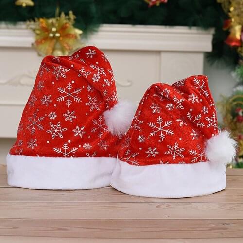 Adult Christmas Decoration Hats For Men Women And Children Holiday Decoration Hat XMAS Decor New Years Gifts Home Party Supplie