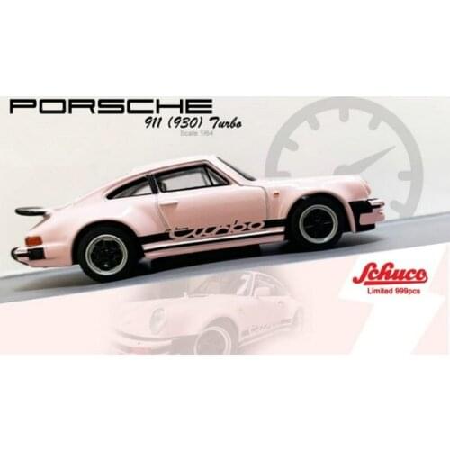 Schuco 1/64 Porsche 911 930 Turbo Coupe powder pig Collect die-cast metal car models