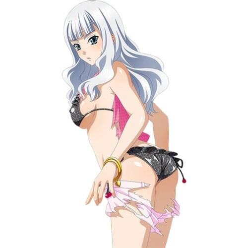 High School DxD Hanakai Momo Anime Car Sticker Windshield Bumper Motorcycle Decal Vinyl Wrap Sexy Girl Warrior Car Decal Racing