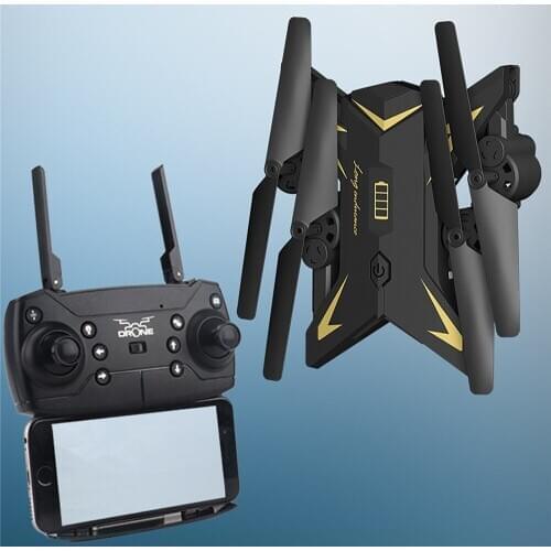 Foldable Quadcopter RC Drone WIFI FPV 2.4G 640P/1080P/4K Wide Angle HD Camera Drone Aircraft
