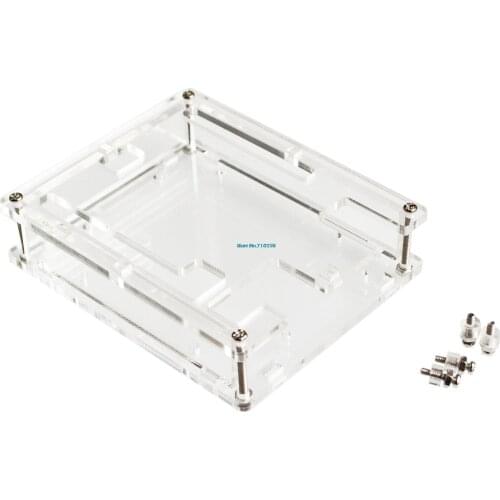 Uno R3 Case Enclosure Transparent Acrylic Box Clear Cover Compatible for Arduino UNO R3 Case