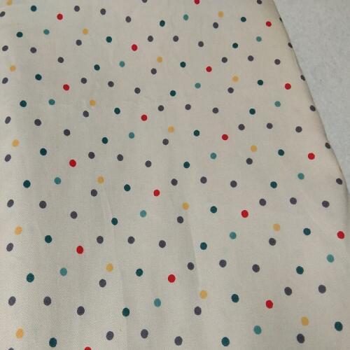 100% Cotton viaPhil Brand Grey Colorful Polka Dot & Dog Printed Fabric Dot Fabric Patchwork Cloth Dress Home Decor