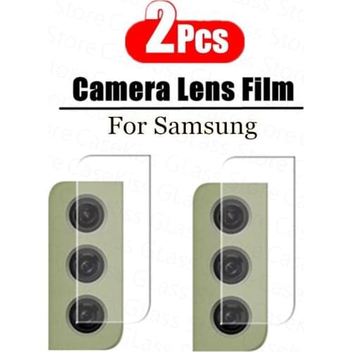 2pcs Camera Lens Glass For Samsung Galaxy S21 Ultra S21 FE S20+ S20FE Note 20 Ultra Note 10Lite Screen Protector Protective Film