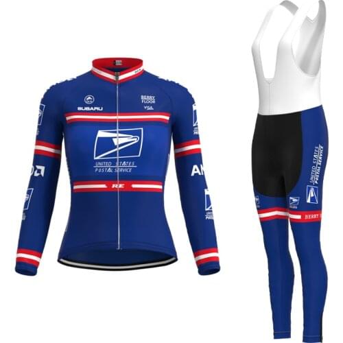 2004 Competition Postal Team Retro Woman Cycling Jersey Long sleeve Set Triathlon Mtb Bike Jersey Outfit maillot ciclismo mujer