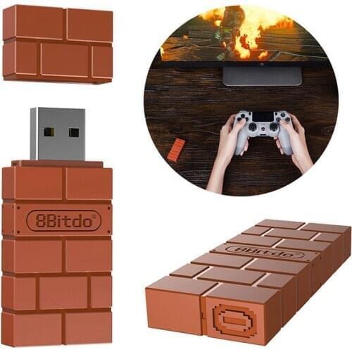 8Bitdo USB Bluetooth Wireless Adapter Receiver for Windows Mac for Nintendo Switch for PS5 PS4