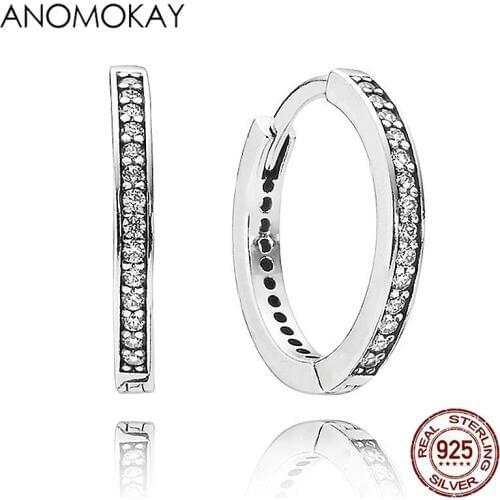 Серьги-кольца ANOMOKAY China At AliExpress
