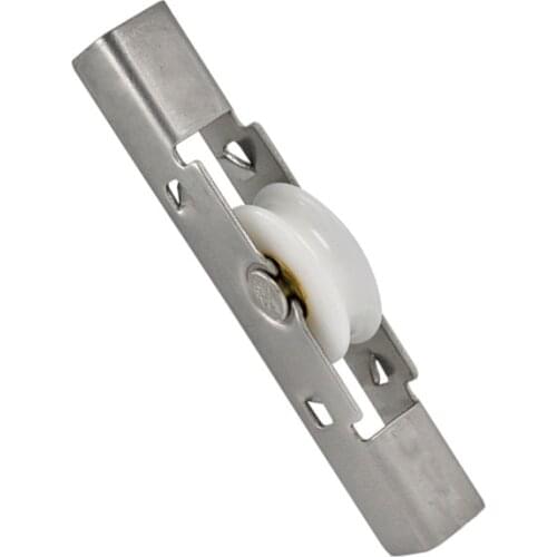 Frameless balcony roller sliding glass door plastic steel window pulley shower room Concave wheelmute nylon roller hardware part