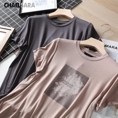 Женские футболки с коротким рукавом CHAELSARA China At AliExpress