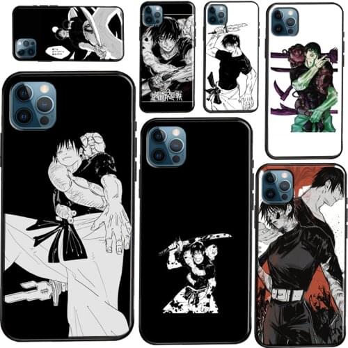 Toji Fushiguro Jujutsu Kaisen Silicone Case For iPhone 12 11 Pro Max 7 8 Plus SE 2020 12 Mini X XR XS Max Back Cover