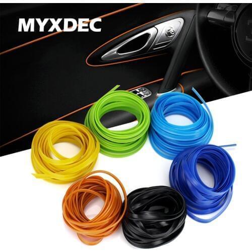 5M Car Interior Mouldings Trims Decoration Line Strips Car-styling Door Dashboard Air Outlet Decorative Sticker Auto Accessories