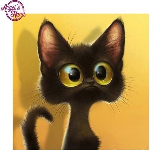 Child Room Decoration Diamond Painting Cross Stitch New 3d Diy Diamond Embroidery cartoon cat Kits Mosaic Wall Decor