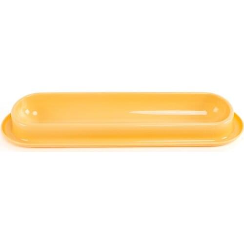 Long Environmentally Friendly Cat Dog Bowl 15 Degrees Neck Protector Non-Slip Pet Food Water Feeder Pet Supplies