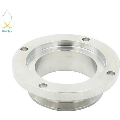 Flange 4" for glass column Stainless Steel 304