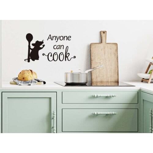 Kitchen wall stickers vinilo cocina wand aufkleber wallpaper vinilos decorativos little mouse naklejki adesivi murali pegatinas