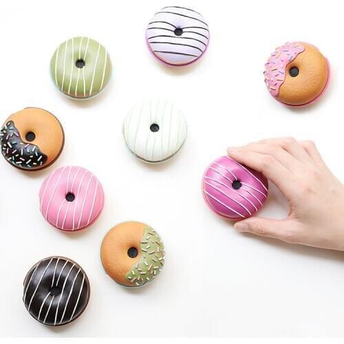 Cute Donuts Artificial food music box bell Home decoration Accessories Creative Accessories Birthday Gift For daughter
