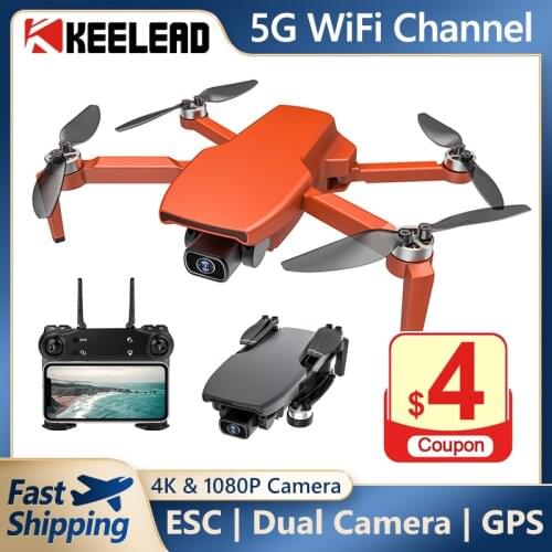 L108 GPS MiNi Drone 4K ESC adjust camera drone professional dual camera 5G WIFI FPV Brushless Motor RC Quadcopter vs SG108 dron