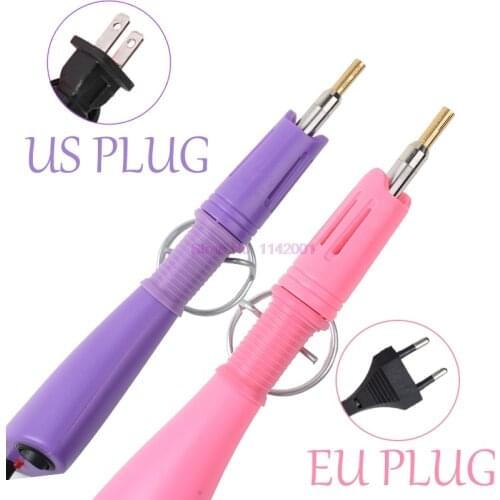 50set fast Heated Hotfix Rhinestones Applicator EU Plug Iron On Crystal Tool Set Home Decoration Accessories Strass