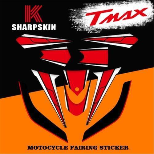 Motorcycle body sticker front and rear fairing waterproof decal moto decals stickers kit For Yamaha TMAX 530 2012-2014 tmax530