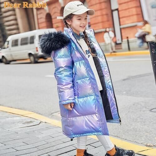 NEW fashion 2020 Children warm Winter Down Jackets for Girl clothes coat Boy Clothing kids Hooded Thicken Long waterproof Parka